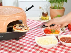 Cucina Di Modena Mini Pizza Steinofen:Pizzaofen Mit Echter Terrakotta-Haube Für 4 Personen -Einrichtungsgeschäft pv7278 9