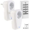 Revolt Steckdose Funk:2er-Set Funksteckdosen Mit Fernbedienung, Bis 16 A, 3.680 Watt -Einrichtungsgeschäft px2940 9