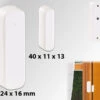 VisorTech Alarmanlage Telefon:Extraschmaler Funk-Tür- & Fenster-Sensor Für XMD-4400.pro/-5400.wifi