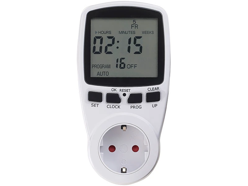 Revolt Zeitschaltuhr Steckdose:2er-Set Digitale Zeitschaltuhren Mit XXL-Display 5 Revolt Zeitschaltuhr Steckdose:2er-Set Digitale Zeitschaltuhren Mit XXL-Display – Bild 3