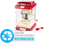 Rosenstein & Söhne Popcorn-Maschinen Retro:Popcorn-Maschine: Popcorn Einfach Selbst Machen! (Versandrückläufer)