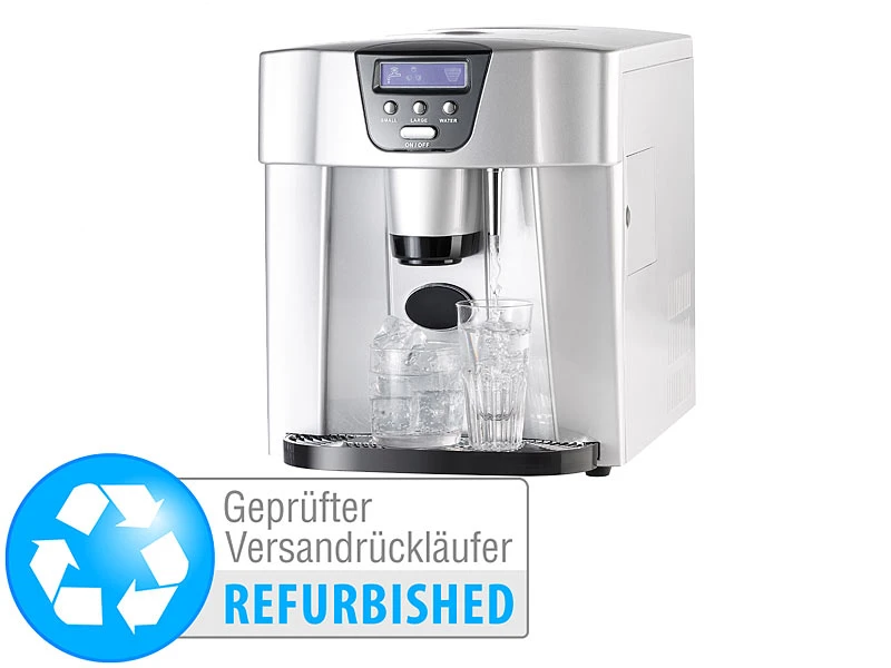 Rosenstein & Söhne Eiswürfel Spender:Eiswürfelmaschine, Eis- Und Wasserspender (Versandrückläufer) 3 Rosenstein & Söhne Eiswürfel Spender:Eiswürfelmaschine, Eis- Und Wasserspender (Versandrückläufer)