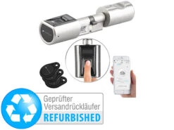 VisorTech Fingerabdruck Zylinder:Elektronischer Tür-Schließzylinder, (Versandrückläufer) -Einrichtungsgeschäft ref44669 11