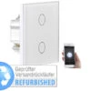 Luminea Home Control Alexa WiFi-Lichtschalter:Touch-Doppel-Lichttaster, Versandrückläufer 2 Luminea Home Control Alexa WiFi-Lichtschalter:Touch-Doppel-Lichttaster, Versandrückläufer -Einrichtungsgeschäft ref45059 10
