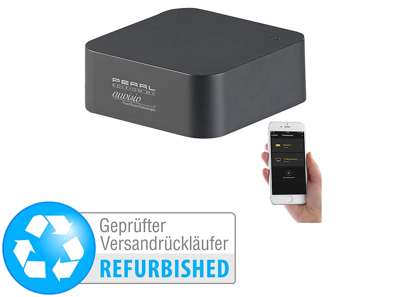 Auvisio Lernfähige IR-Universal-Fernbedienung Mit App (Versandrückläufer) 3 Auvisio Lernfähige IR-Universal-Fernbedienung Mit App (Versandrückläufer)