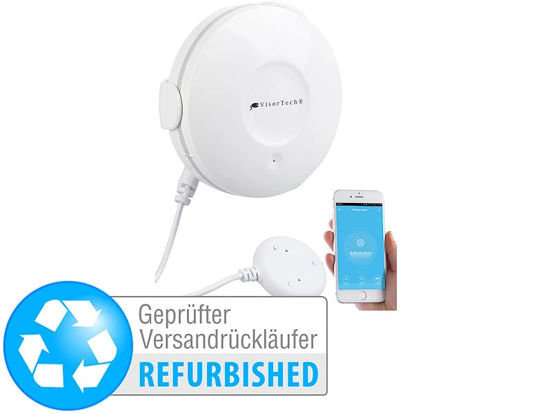 VisorTech WLAN-Wassermelder Mit Externem Sensor Versandrückläufer 4 VisorTech WLAN-Wassermelder Mit Externem Sensor Versandrückläufer – Bild 2