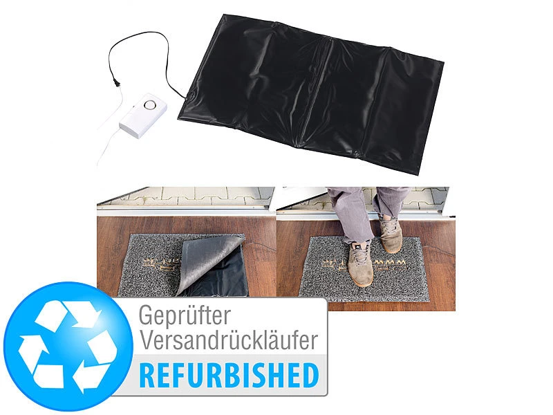 VisorTech Alarm Trittmatte:Batteriebetriebene Klingel-Trittmatte Versandrückläufer 3 VisorTech Alarm Trittmatte:Batteriebetriebene Klingel-Trittmatte Versandrückläufer