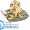 Rosenstein & Söhne BBQ Hähnchengriller:BBQ-Hähnchen-Griller Mit Aroma-Behälter Versandrückläufer