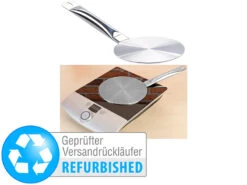 Rosenstein & Söhne Induktion Platten:Kleine Universal-Adapterplatte Für Induktion, Versandrückläufer