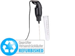Rosenstein & Söhne Mini Handmixer:Elektrischer Quirl-Handmixer F. Drinks, Frappés, Versandrückläufer