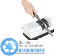 Rosenstein & Söhne Hand Messerschärfer:Elektrischer Profi-Diamant-Messerschärfer, Versandrückläufer