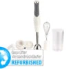 Sichler Stab-Mixer:Edelstahl-Akku-Stabmixer, 15 Min. Laufzeit, 120 W (Versandrückläufer) -Einrichtungsgeschäft ref93239 9