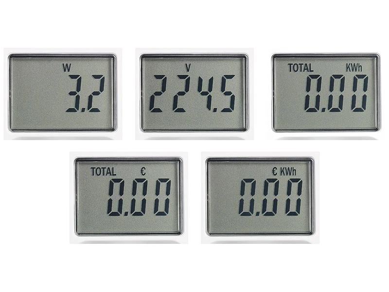 Revolt Strommessgerät:2er-Set Digitale Energiekosten-Messer & Stromverbrauchs-Zähler 9 Revolt Strommessgerät:2er-Set Digitale Energiekosten-Messer & Stromverbrauchs-Zähler – Bild 7
