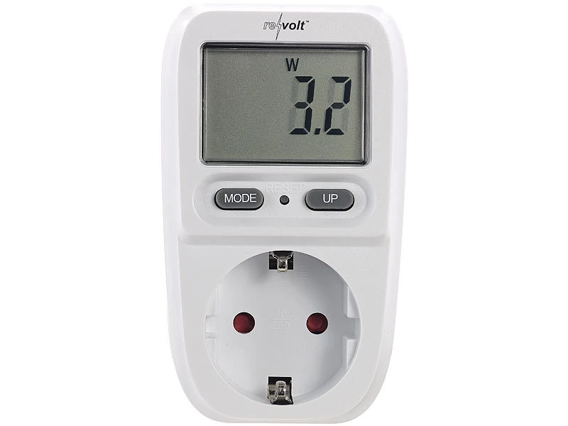 Revolt Strommessgerät:2er-Set Digitale Energiekosten-Messer & Stromverbrauchs-Zähler 7 Revolt Strommessgerät:2er-Set Digitale Energiekosten-Messer & Stromverbrauchs-Zähler – Bild 5