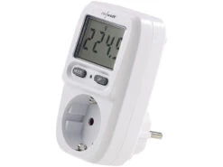 Revolt Energiekostenmesser:Digitaler Energiekosten-Messer & Stromverbrauchs-Zähler, Bis 3.680 W