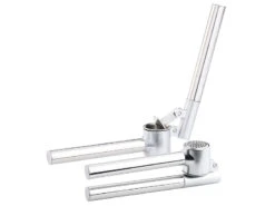 Rosenstein & Söhne Knoblauch Presser:2er-Set Knoblauchpressen Aus Edelstahl