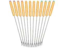 Rosenstein & Söhne Fleischfonduegabel:Fondue-Gabeln, 12er-Set