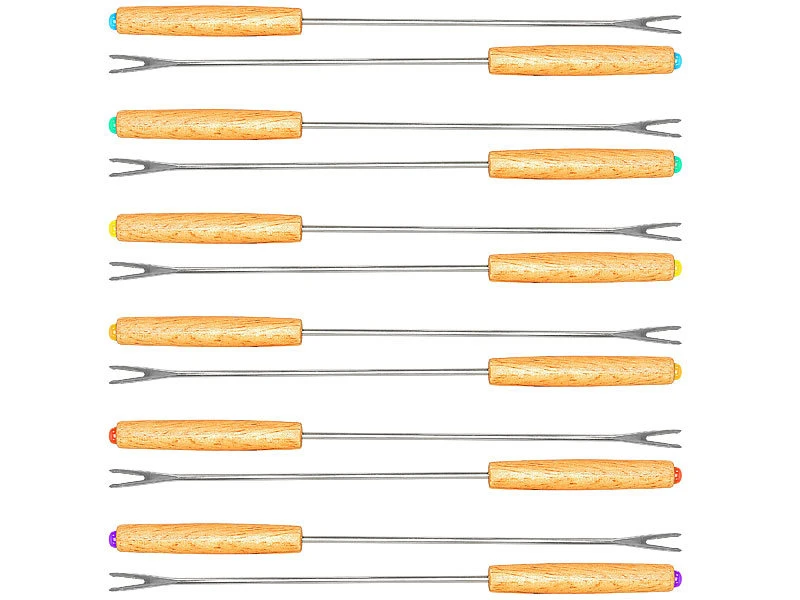 Rosenstein & Söhne Fleischfonduegabel:Fondue-Gabeln, 12er-Set 4 Rosenstein & Söhne Fleischfonduegabel:Fondue-Gabeln, 12er-Set – Bild 2