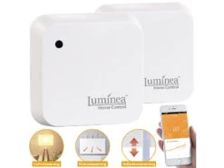 Luminea Home Control Sonnensensor:2er-Set Wetterfeste WLAN-Licht- & Dämmerungs-Sensoren Mit App, IP55 15 Luminea Home Control Sonnensensor:2er-Set Wetterfeste WLAN-Licht- & Dämmerungs-Sensoren Mit App, IP55 -Einrichtungsgeschäft zx1358 9
