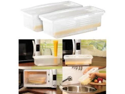 Rosenstein & Söhne Spaghetti-Kocher:2er-Set Spaghetti-Garer Für Die Mikrowelle