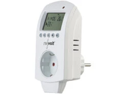 Revolt Stecker-Thermostat:2er-Set Digitale Steckdosen-Thermostate Für Klimageräte, 3.680 Watt -Einrichtungsgeschäft zx2629 6 1