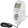 Revolt Steckdosenthermometer:Digitales Steckdosen-Thermostat Für Heiz- & Klimageräte, Sensorkabel 2 Revolt Steckdosenthermometer:Digitales Steckdosen-Thermostat Für Heiz- & Klimageräte, Sensorkabel -Einrichtungsgeschäft zx2630 2 2