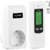Revolt Thermostat Funk:Steckdosen-Thermostat Mit Mobiler Steuereinheit Für Heiz- & Klimagerät -Einrichtungsgeschäft zx2649 10