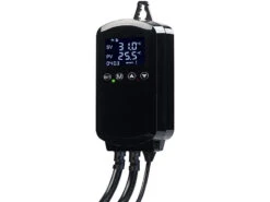 Revolt Temperatur Schalter:Digitaler Temperaturregler Für 2 Heiz- & Klimageräte, Display, 3.680 W -Einrichtungsgeschäft zx2719 7