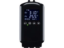 Revolt Temperatur Schalter:Digitaler Temperaturregler Für 2 Heiz- & Klimageräte, Display, 3.680 W -Einrichtungsgeschäft zx2719 9