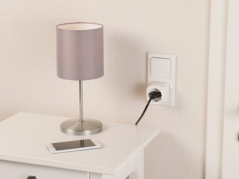 Luminea Home Control Energiemessgerät WLAN:2er-Set WLAN-Steckdosen, Amazon Alexa & Google Assistant Komp., 16 A 15 Luminea Home Control Energiemessgerät WLAN:2er-Set WLAN-Steckdosen, Amazon Alexa & Google Assistant Komp., 16 A – Bild 13