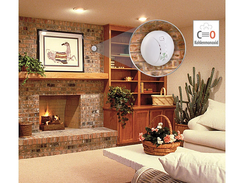 VisorTech Kohlenmonoxid Alarm:5er-Set Kohlenmonoxid-Melder Mit Batterie, DIN EN 50291-1, 85 DB 5 VisorTech Kohlenmonoxid Alarm:5er-Set Kohlenmonoxid-Melder Mit Batterie, DIN EN 50291-1, 85 DB – Bild 3