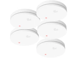 VisorTech Rauchmelder VdS:5er-Set Fotoelektrische Slim-Rauchwarnmelder, 10-Jahres-Batterie, VDS 12 VisorTech Rauchmelder VdS:5er-Set Fotoelektrische Slim-Rauchwarnmelder, 10-Jahres-Batterie, VDS -Einrichtungsgeschäft zx2944 6 1