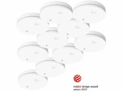 VisorTech Rauchmelder 10 Jahre VdS:Fotoelektrischer Rauchwarnmelder, 10-J.-Batterie, VDS, 10er-Set -Einrichtungsgeschäft zx2945 5