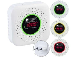 VisorTech Multi-Gasmelder:2er-Set Design-Steckdosen-Multigasmelder Für Erdgas Und Autogas -Einrichtungsgeschäft zx2950 4