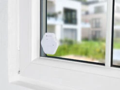 VisorTech Glasbruch Alarm:2er-Set Extradünne Glasbruchmelder, 2 Stufen, 95 DB, 54 Monate -Einrichtungsgeschäft zx2966 5