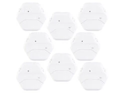 VisorTech Glasbruchsensor:8er-Set Extradünne Glasbruchmelder, 2 Stufen, 95 DB, 54 Monate -Einrichtungsgeschäft zx2968 0