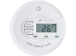 VisorTech CO Warner:2er-Set Kohlenmonoxid-Melder, 10-Jahres-Sensor, Display, EN 50291 -Einrichtungsgeschäft zx2973 0