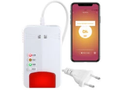 VisorTech Elesion Gasmelder:2er-Set Multi-Gasmelder Für Haushaltsübliche Gase, Mit WLAN & App -Einrichtungsgeschäft zx2975 4 1