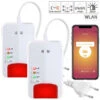 VisorTech Elesion Gasmelder:2er-Set Multi-Gasmelder Für Haushaltsübliche Gase, Mit WLAN & App -Einrichtungsgeschäft zx2976 1