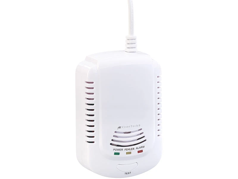 VisorTech Gasalarm:Multi-Gasmelder Für Haushaltsübliche Gase, Mit 3 Funktions-LEDs, 85 DB 9 VisorTech Gasalarm:Multi-Gasmelder Für Haushaltsübliche Gase, Mit 3 Funktions-LEDs, 85 DB – Bild 7
