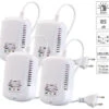 VisorTech Gas Detektor:4er-Set Multi-Gasmelder Für Haushaltsübliche Gase, Mit 3 LEDs, 85 DB