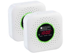 VisorTech Multi-Gasmelder:2er-Set Design-Steckdosen-Multigasmelder Für Erdgas Und Autogas -Einrichtungsgeschäft zx3029 0