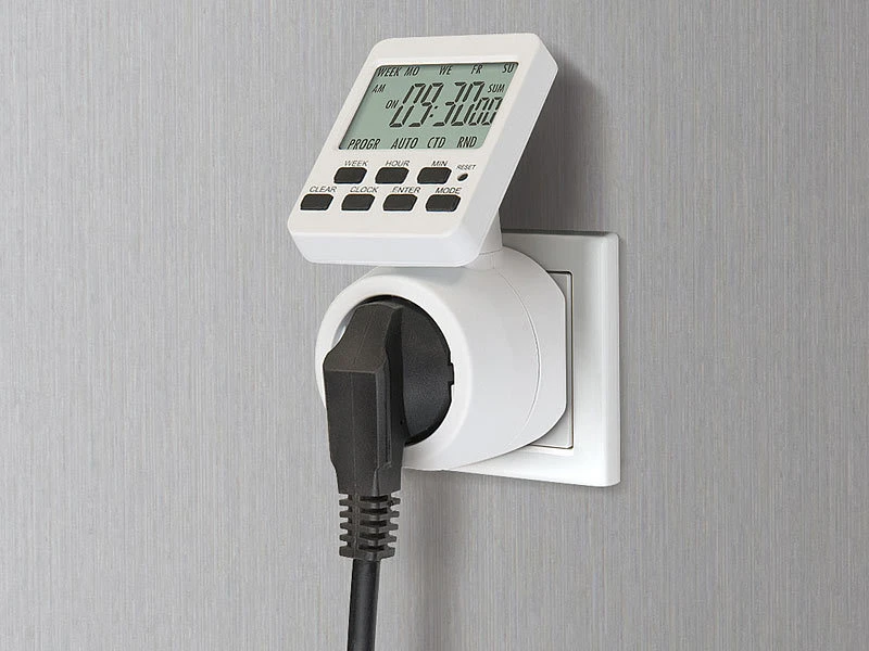 Revolt Steckdose Mit Timer:2er-Set Digitale Zeitschaltuhren Mit 180° Rotierbarem LCD-Display 8 Revolt Steckdose Mit Timer:2er-Set Digitale Zeitschaltuhren Mit 180° Rotierbarem LCD-Display – Bild 6