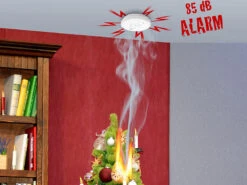 VisorTech Rauchmelder:10er-Set Fotoelektrische Rauchwarnmelder, 10-J.-Batterie, 85 DB, VdS -Einrichtungsgeschäft zx3065 11 1