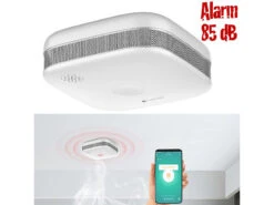 VisorTech Rauchwarnmelder:5er-Set WLAN-Design-Rauchmelder Mit Weltweiter App-Benachrichtigung -Einrichtungsgeschäft zx3150 8 1