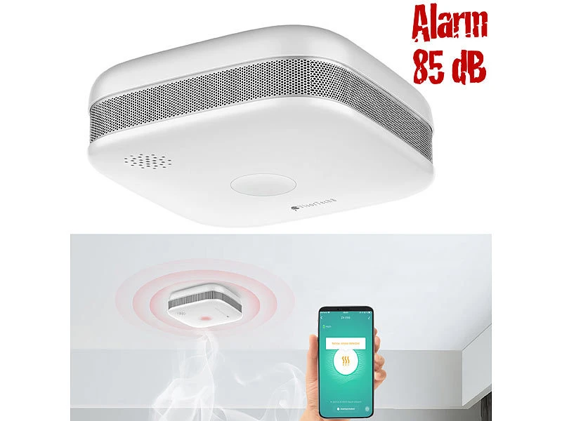 VisorTech WiFi Rauchmelder:3er-Set WLAN-Design-Rauchmelder Mit Weltweiter App-Benachrichtigung 12 VisorTech WiFi Rauchmelder:3er-Set WLAN-Design-Rauchmelder Mit Weltweiter App-Benachrichtigung – Bild 10