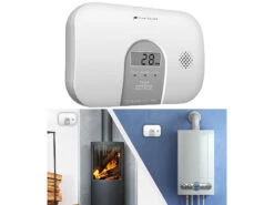 VisorTech CO-Kohlenmonoxid-Melder:2er-Set Kohlenmonoxid-Melder, 10-Jahres-Sensor, 85 DB, EN 50291 -Einrichtungsgeschäft zx3259 5 1