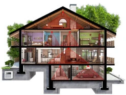 Luminea Home Control Temperaturfühler:3in1-WLAN-PIR-Bewegungsmelder, Temperatur- & Luftfeuchtigkeits-Sensor -Einrichtungsgeschäft zx5018 8
