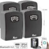 Xcase Schlüsselbox:4er Set Mini-Schlüssel-Safe Mit Bluetooth Und App, IP54 -Einrichtungsgeschäft zx5056 26