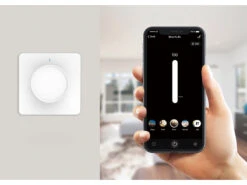 Luminea Home Control Dimmschalter:WLAN-Unterputz-Lichtschalter & Dimmer Mit Dreh- & Drück-Funktion, App -Einrichtungsgeschäft zx5073 10